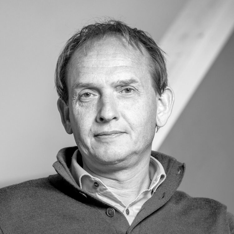 Siebren Houtman portret zwartwit